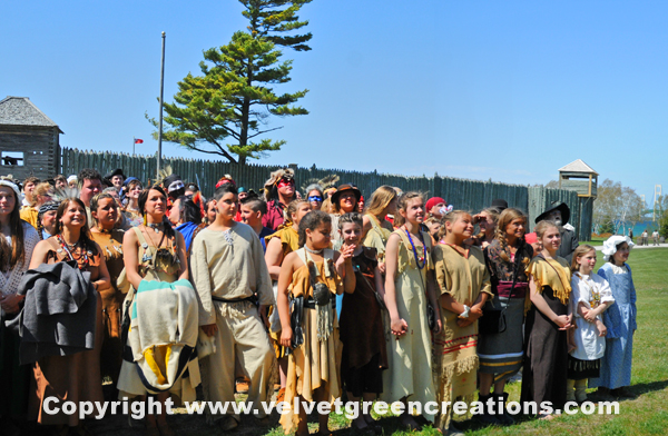 The Fort Michilimackinac Pageant is a historically unique event that is reenacted each year during the Memorial Weekend.  The pageant has a cast of over 400 members representing the French, British and Native Americans.  This is the longest running FREE historical event of its kind in the Nation. 