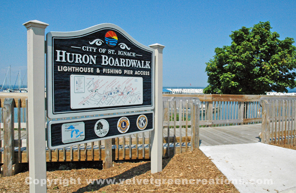 St. Ignace, MI Huron Board Walk