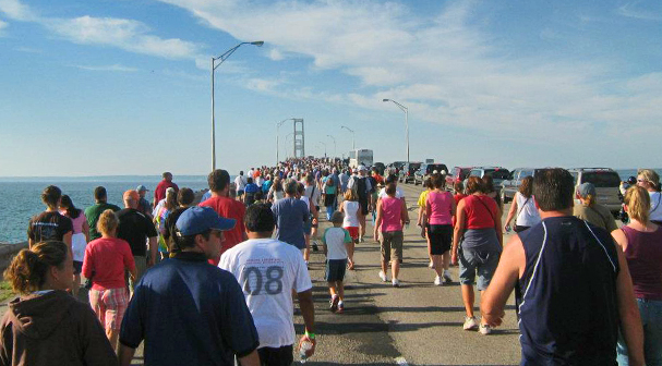 St. Ignace Events | Mackinac Bridge Walk | View of Mackinac | Hotels close to Mackinaw City